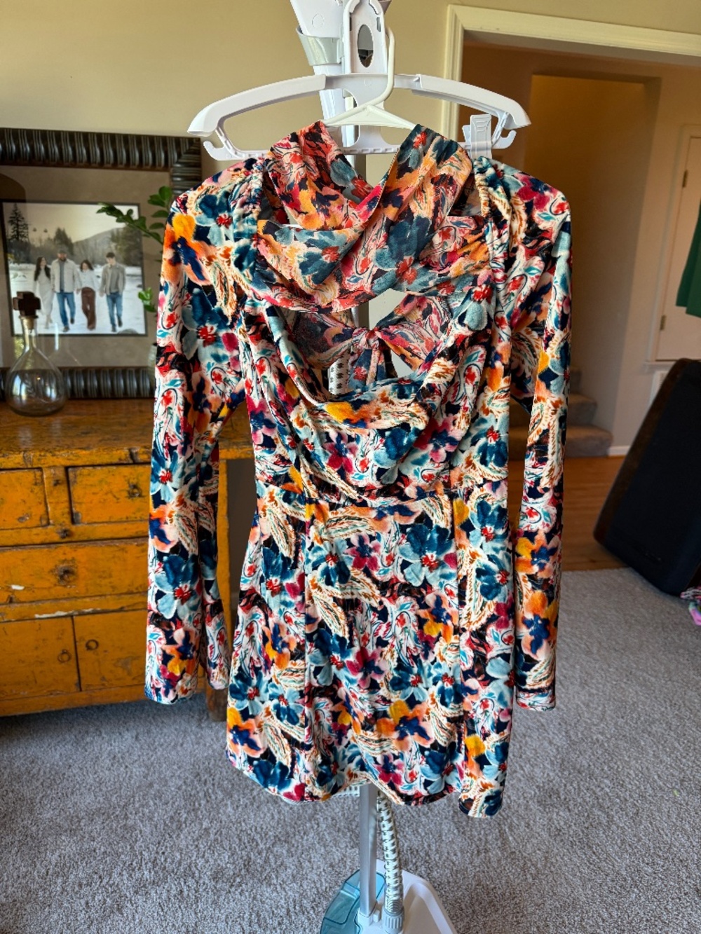 For Love and Lemons Mini Floral Dress